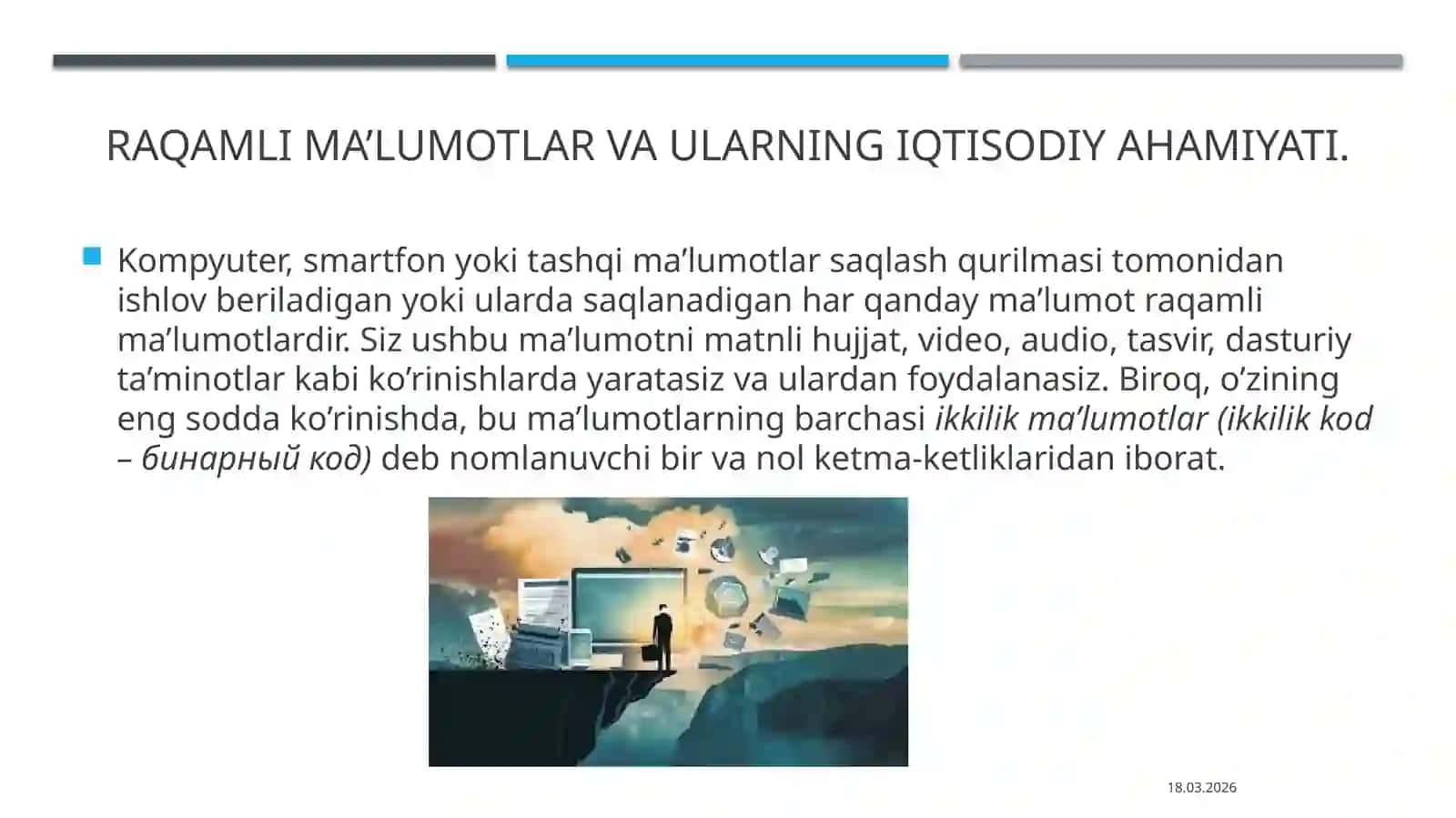 Raqamli ma’lumotlar bilan ishlash 3