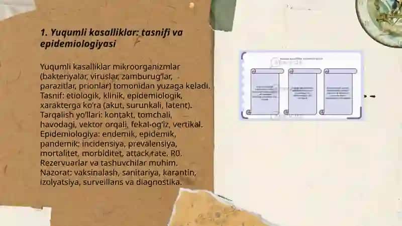 Yuqumli kasalliklar: tasnifi va epidemiologiyasi 3
