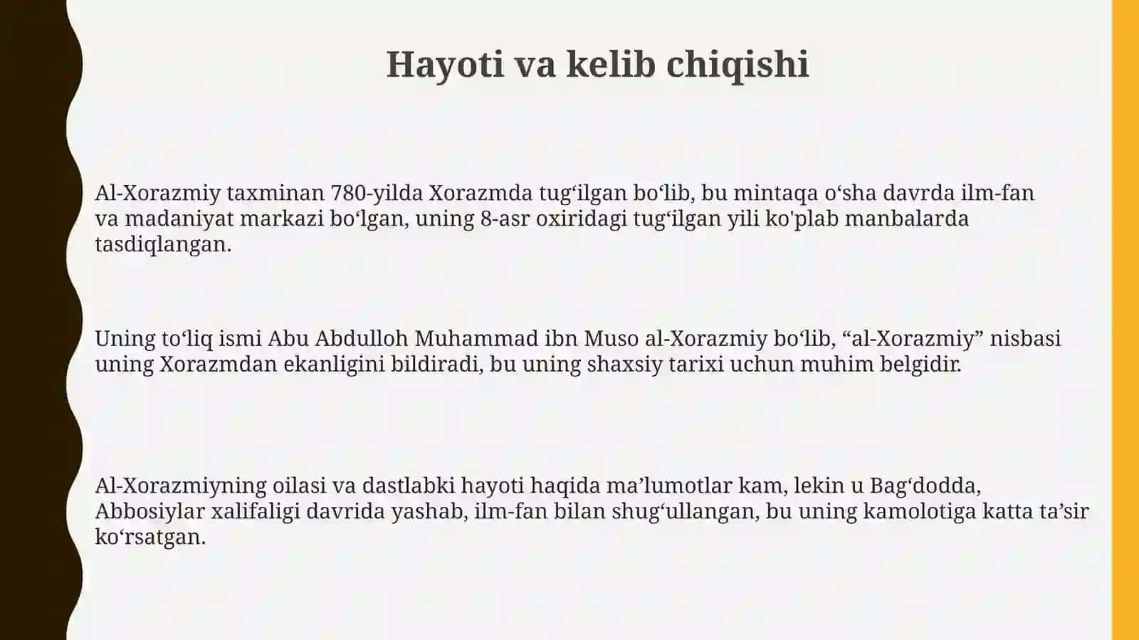 Muso al-Xorazmiy 3