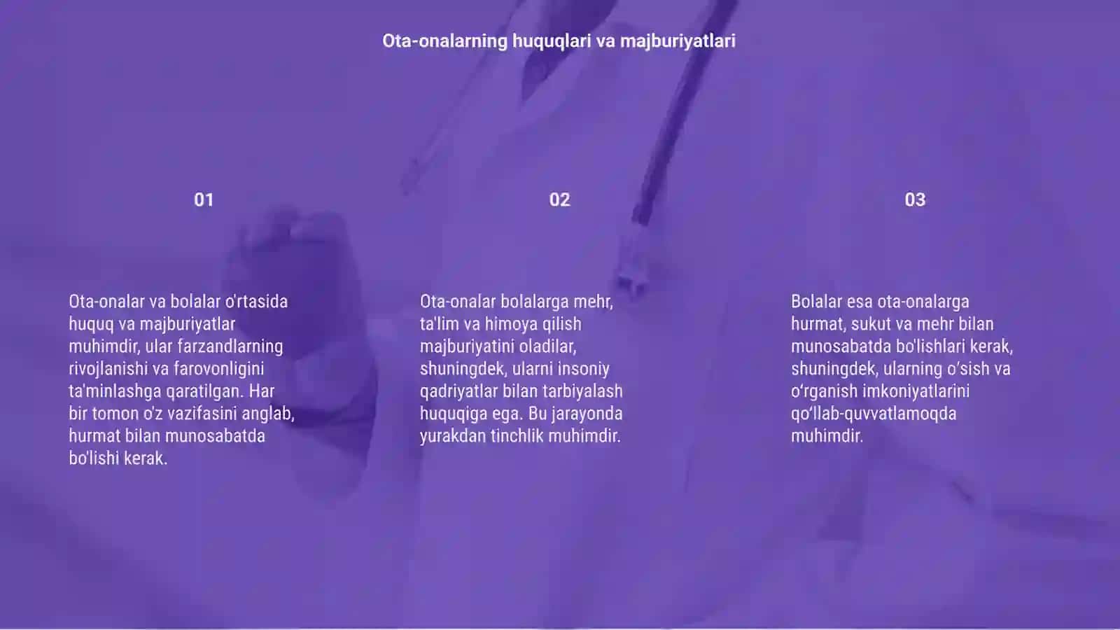 Ota onalar va bolalar ortasidagi huquq va majburiyatlar 3