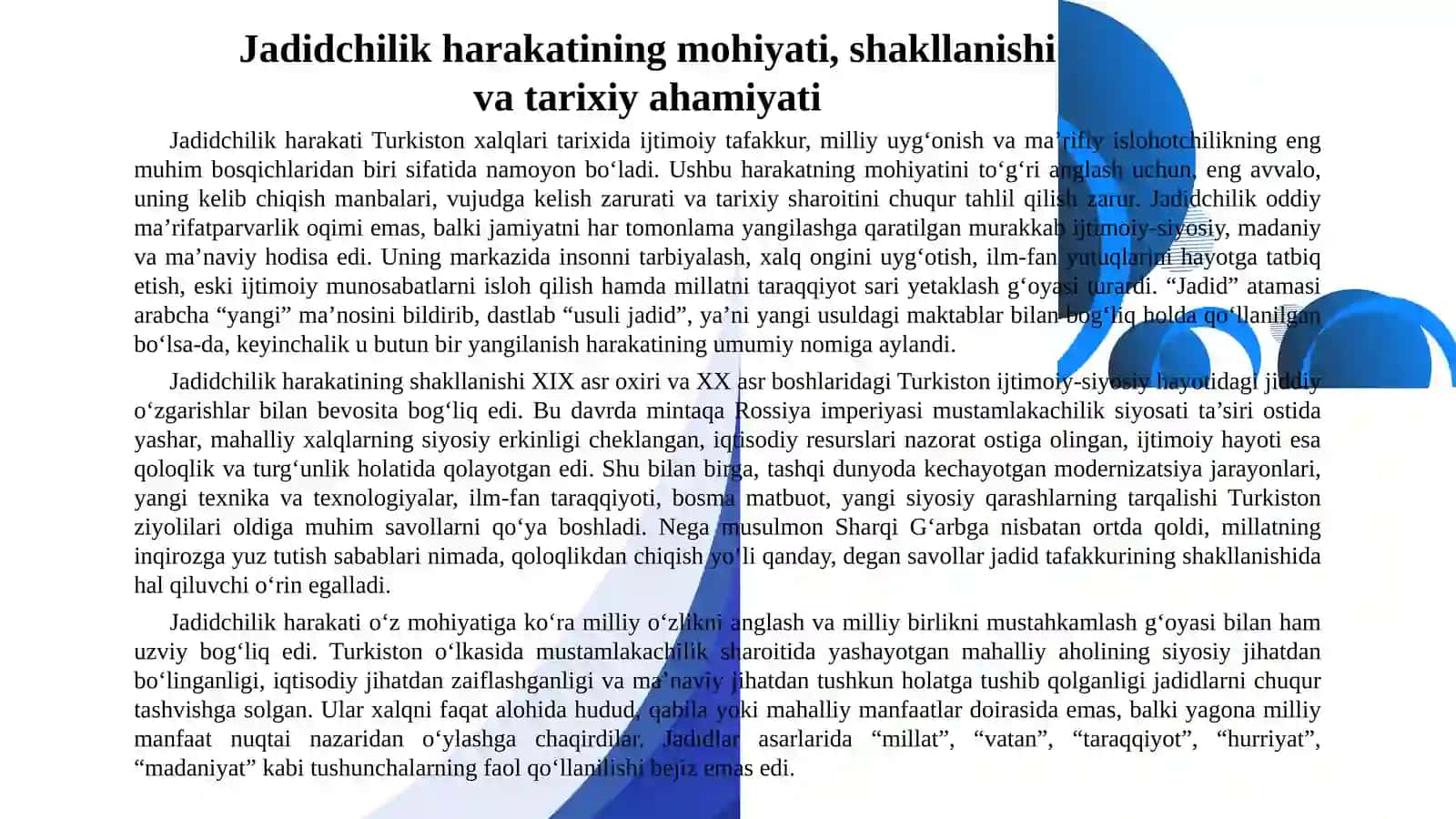 Jadidlar Harakati Tarixi 3