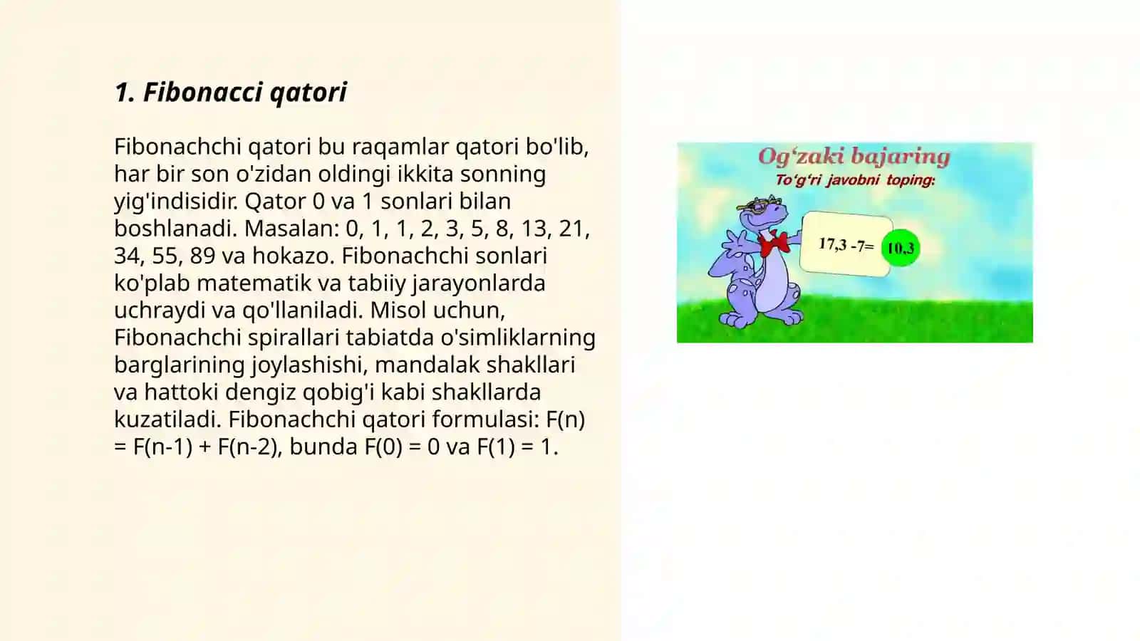 Fibonacci qatori 3