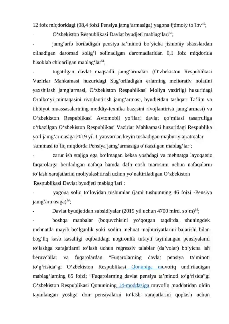 Pensiya ta’minotini moliyalashtirish manbalari 3