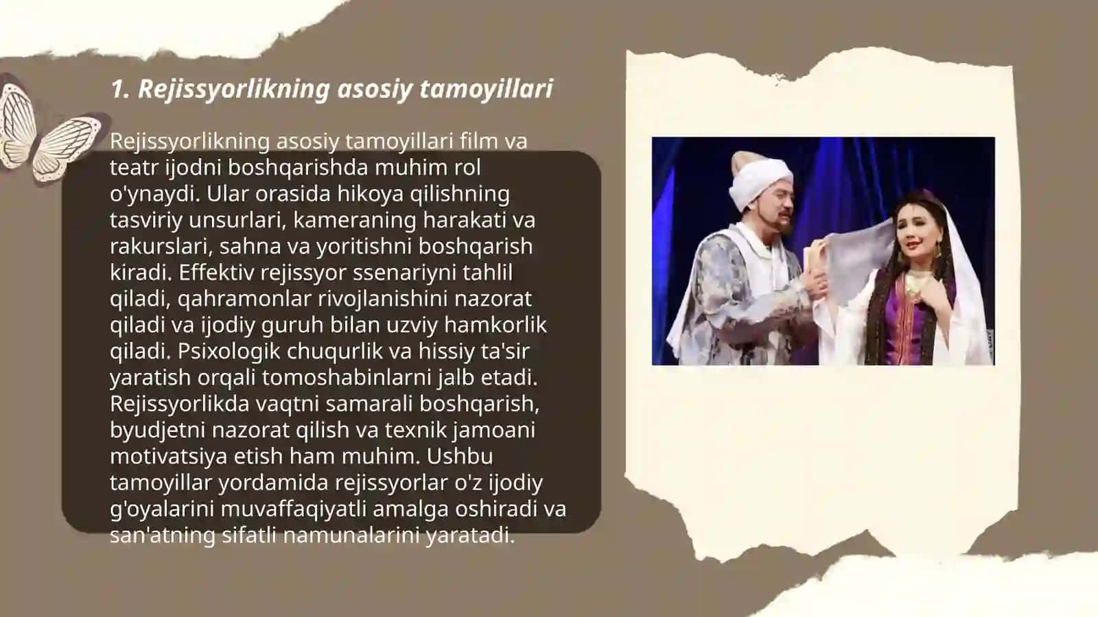 Ssenaraiynavislikda va ommaviy tadbirlarni tashkil etishda rejissyorlik aktyorlik va ssenariy yozish mahorati 3
