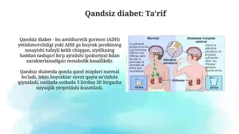 Qandsiz diabet 3