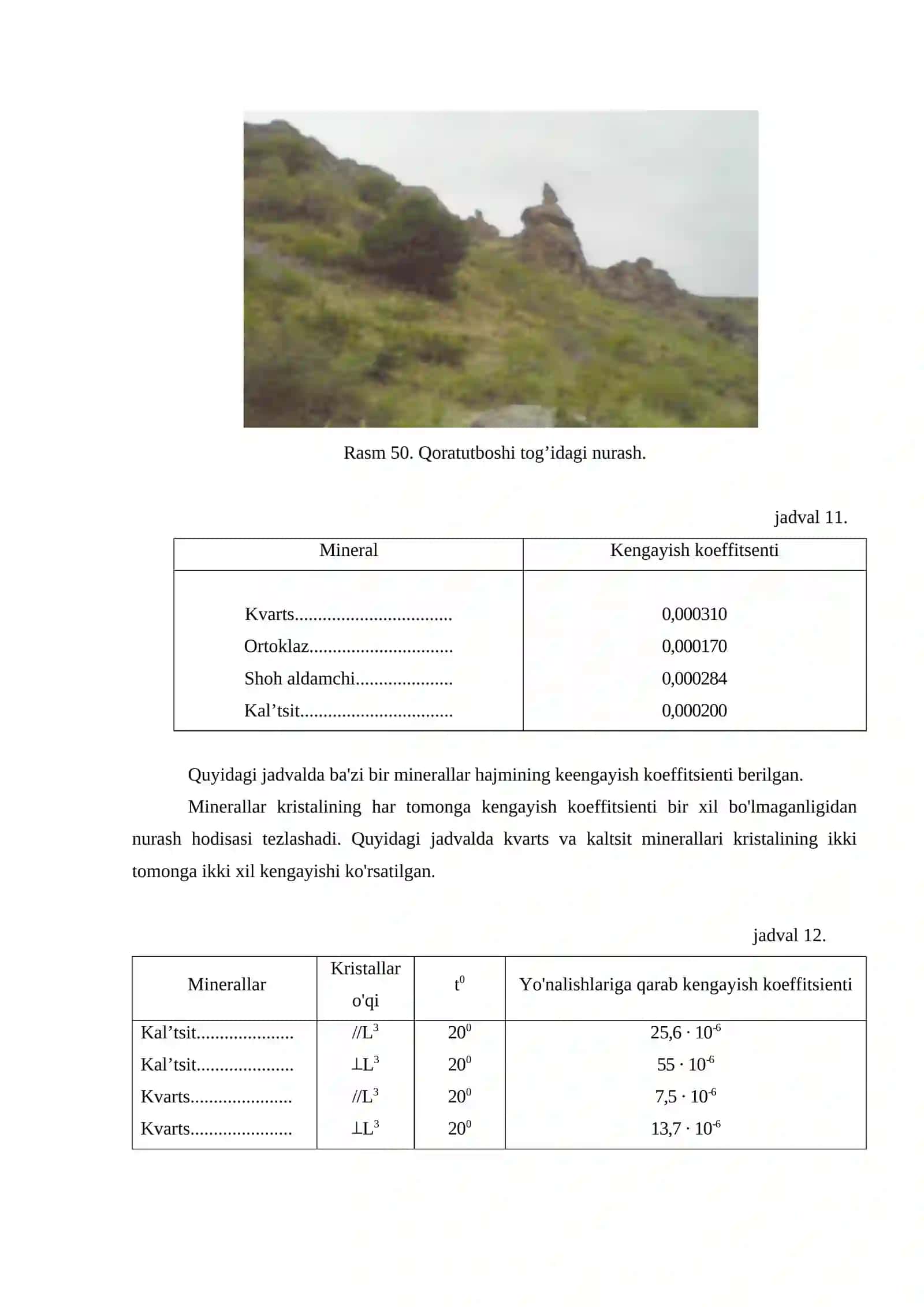 Ekzogen geologik jarayonlar. NURASH 3