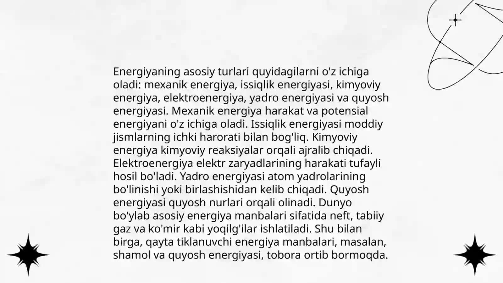 Ish, energiya va quvvat tushunchalari 3