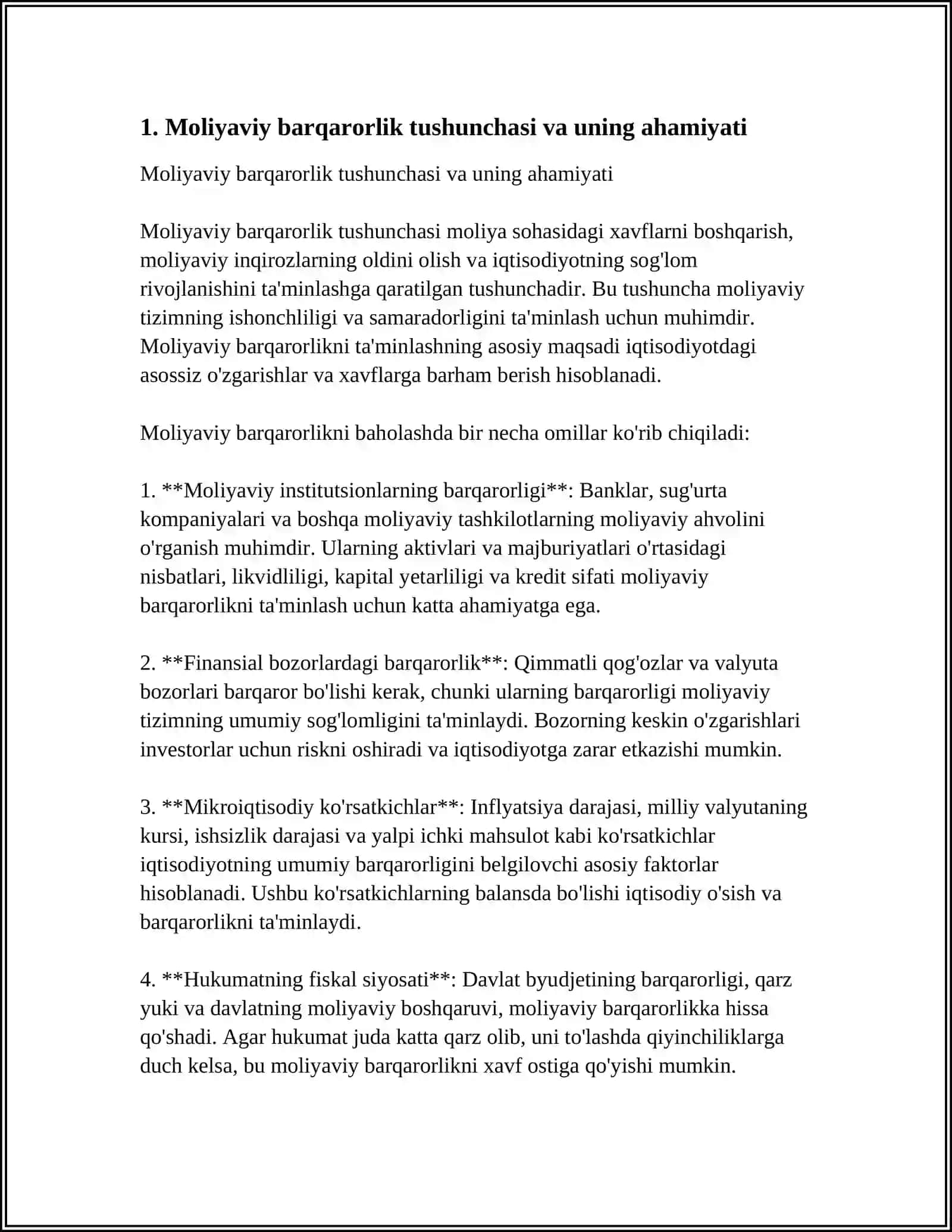 KORXONANING MOLIYAVIY BARQARORLIGI TAHLILI 3