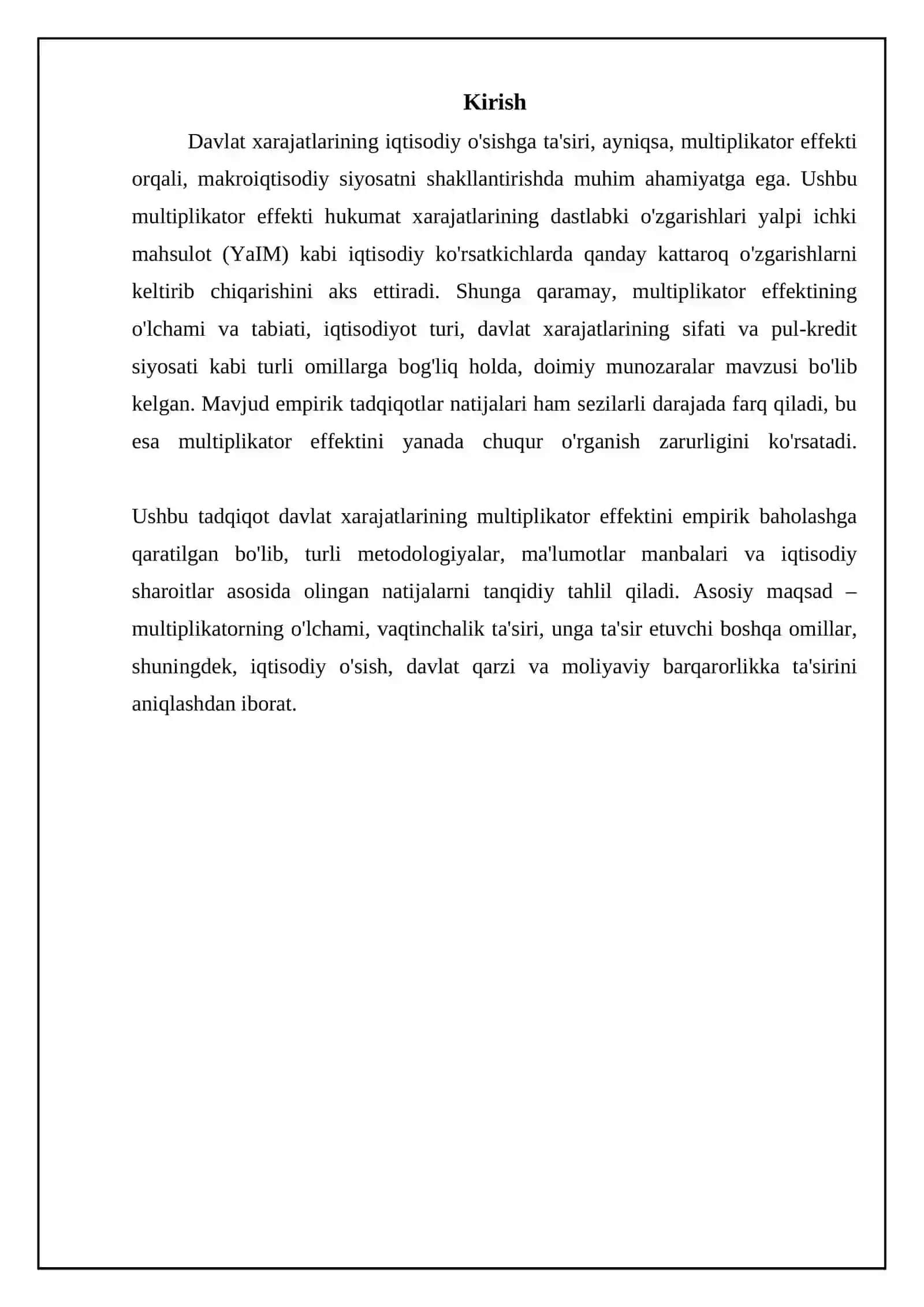 Davlat xarajatlarining multiplikativ ta'siri 3
