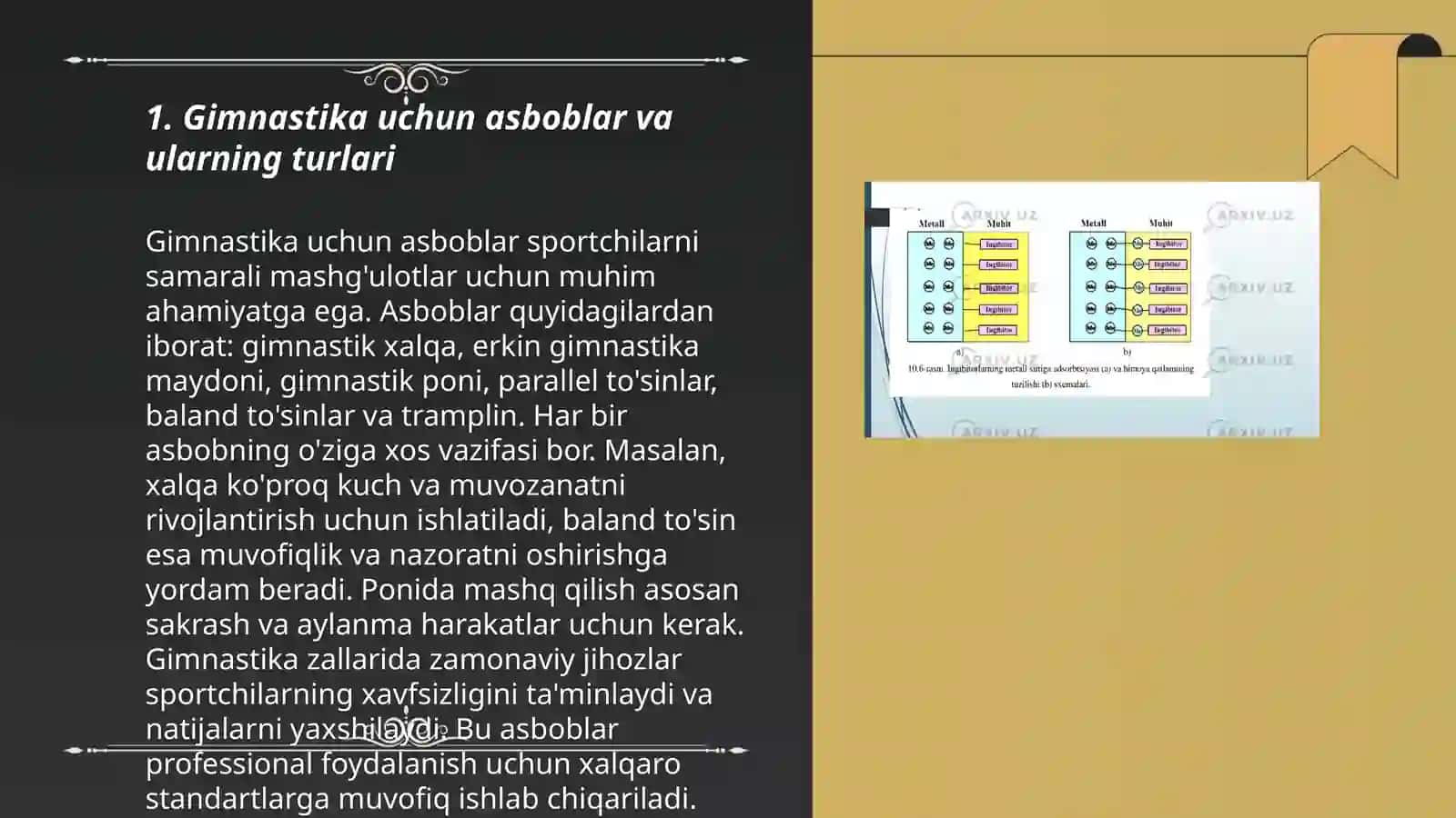 Gimnastika uchun asboblar va ularning turlari 3