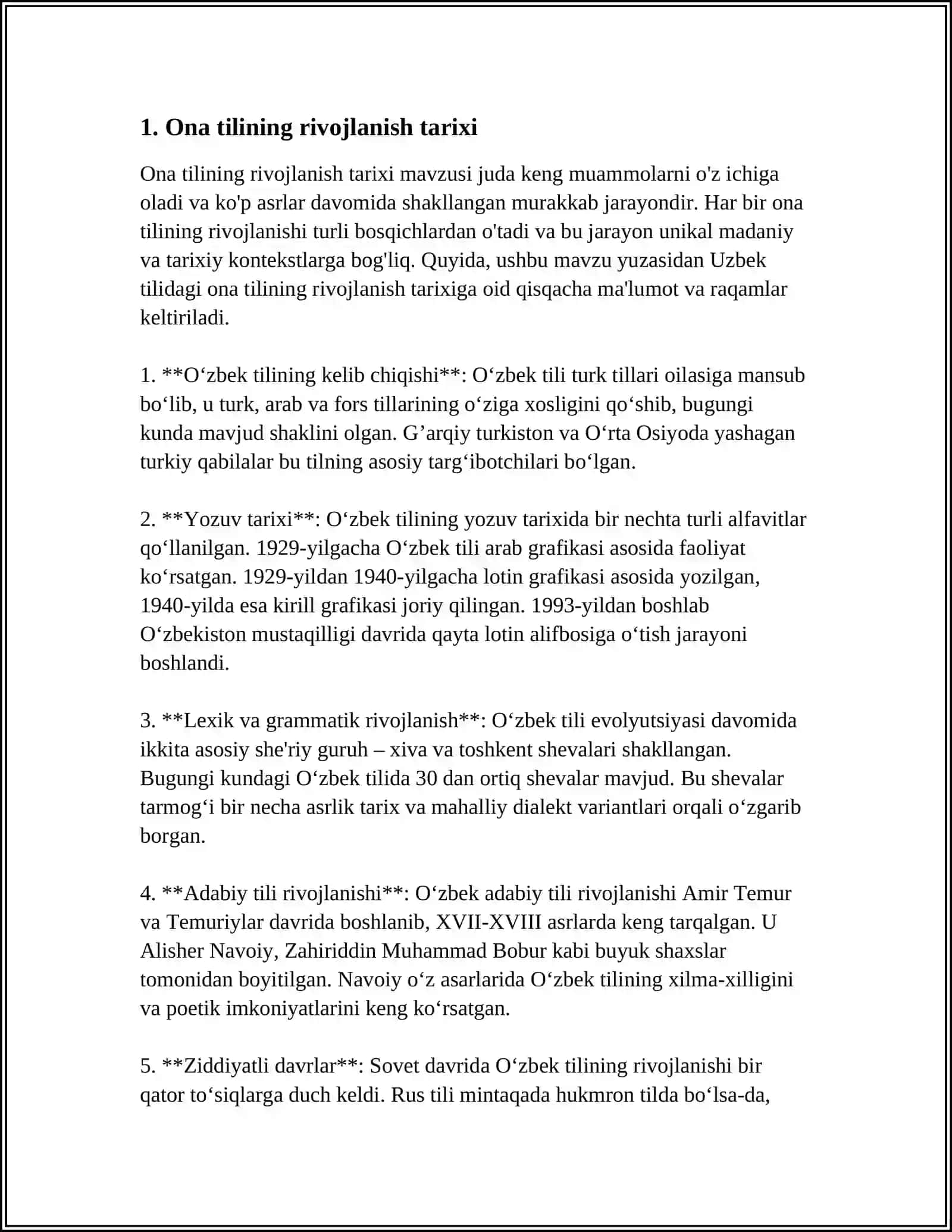 ONA TILIDAN MUSTAQIL TA'LIM MILLY TIL VA ADABIY TIL 3