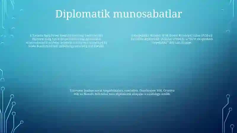 Xorazm Xalq Sovet Respublikasining Tashqi Siyosati 3