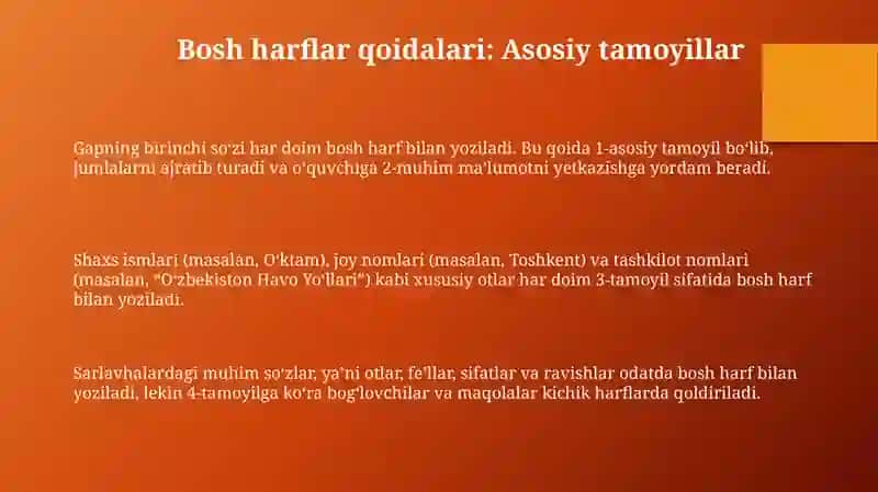 Bosh harflar imlosi va koʻchirish qoidalari 3