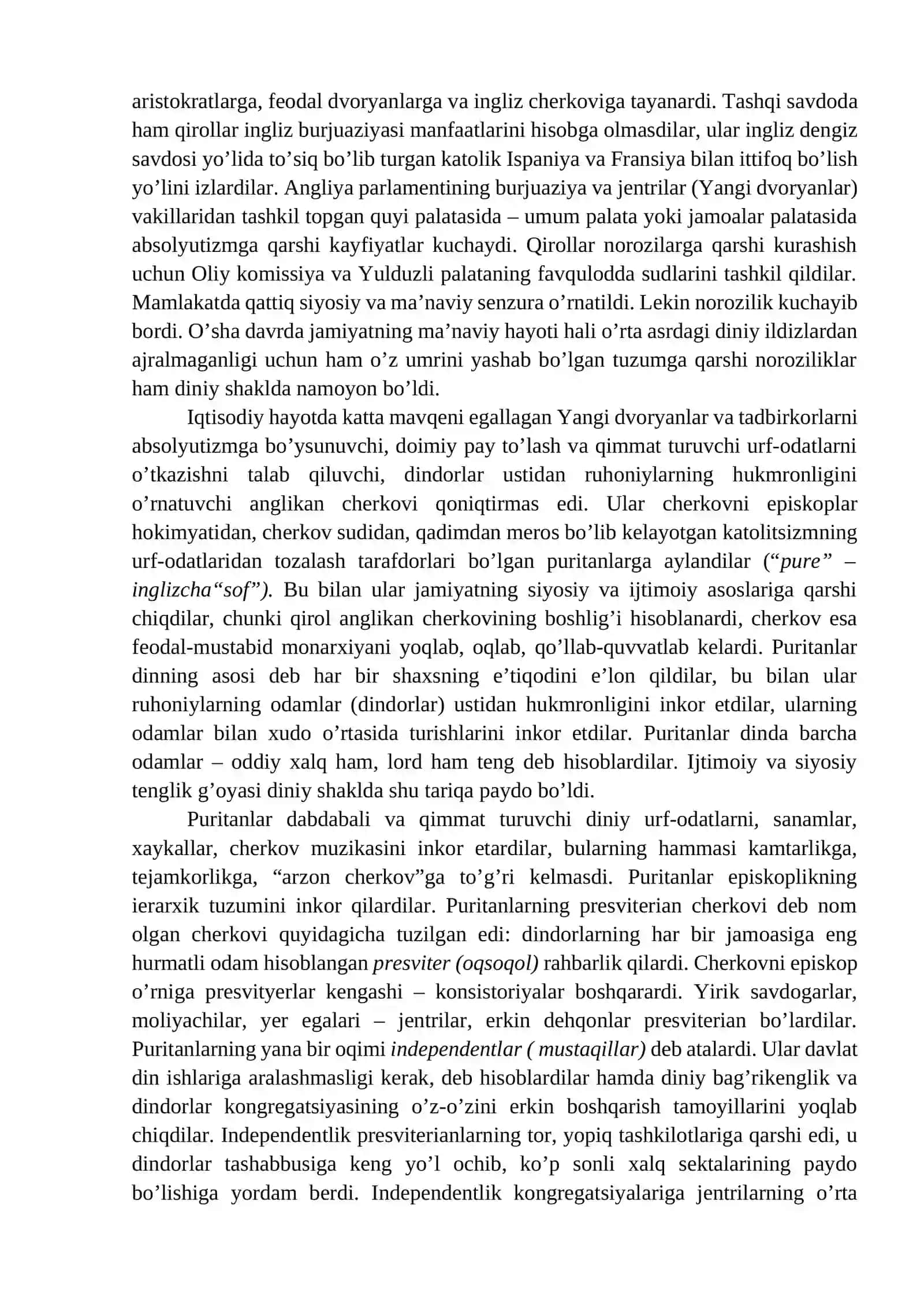 Buyuk Britaniya XVII - XX asr boshida 3