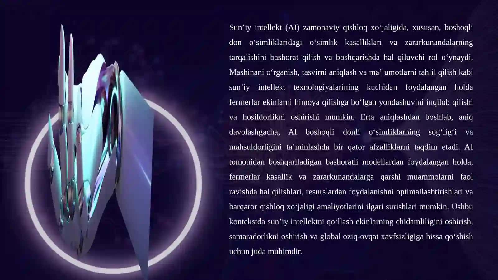 Sun'iy intellekt orqali o'simliklar kasalliklari va zararkunandalar tarqalishini bashoratlash 3