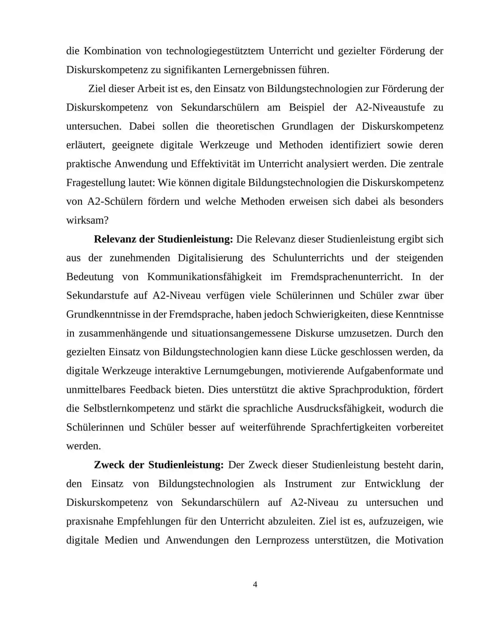 DER EINSATZ VON BILDUNGSTECHNOLOGIEN ZUR ENTWICKLUNG DER DISKURSKOMPETENZ VON SEKUNDARSCHÜLERN 3