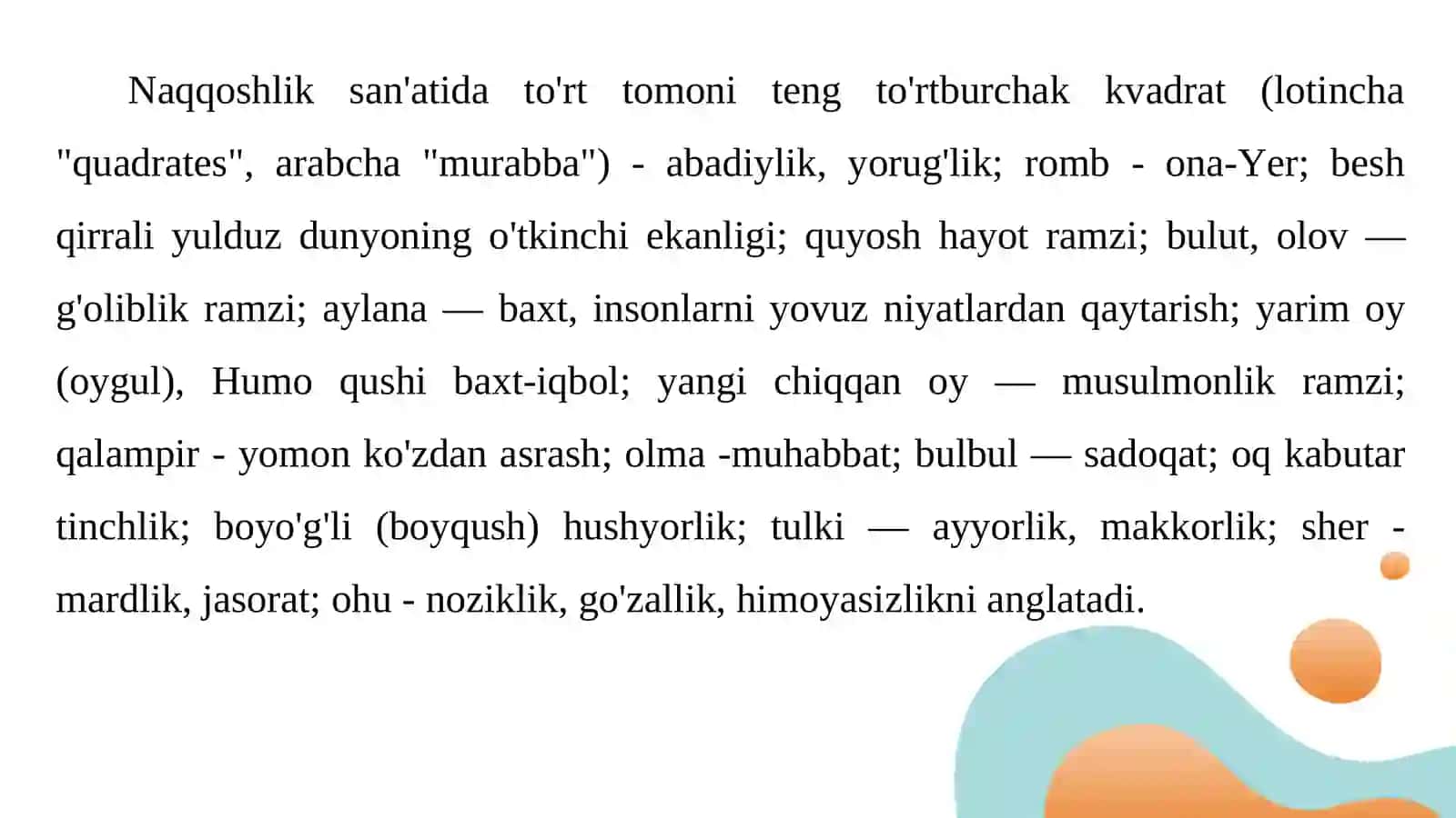 Amaliy bezak san'atining obrazli tizimi 3