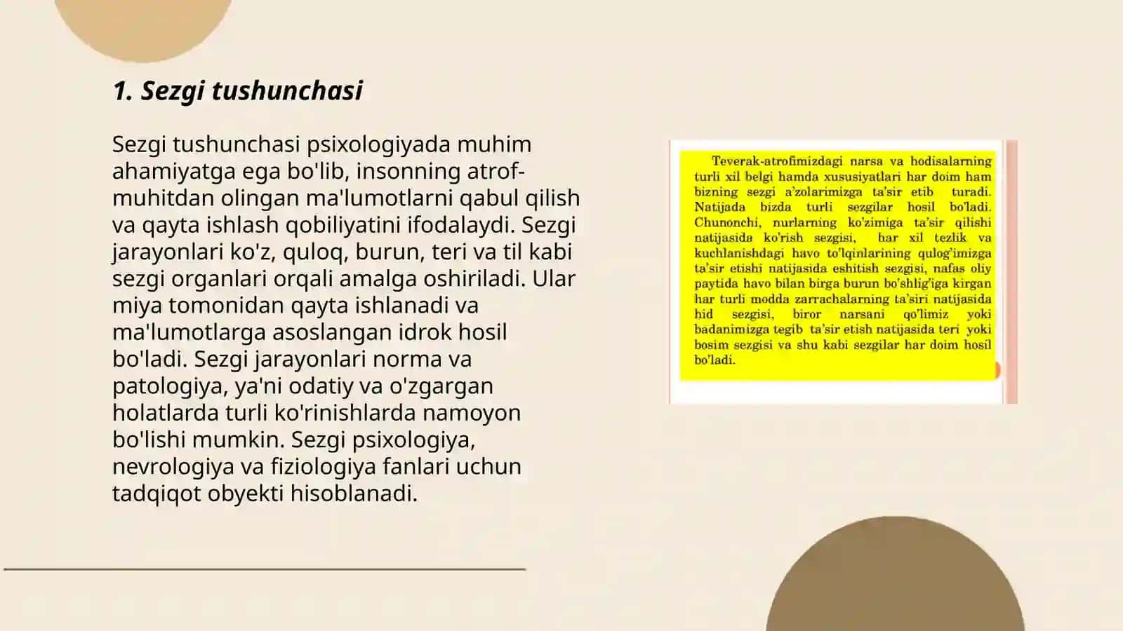 Sezgilar haqida umumiy tushuncha 3