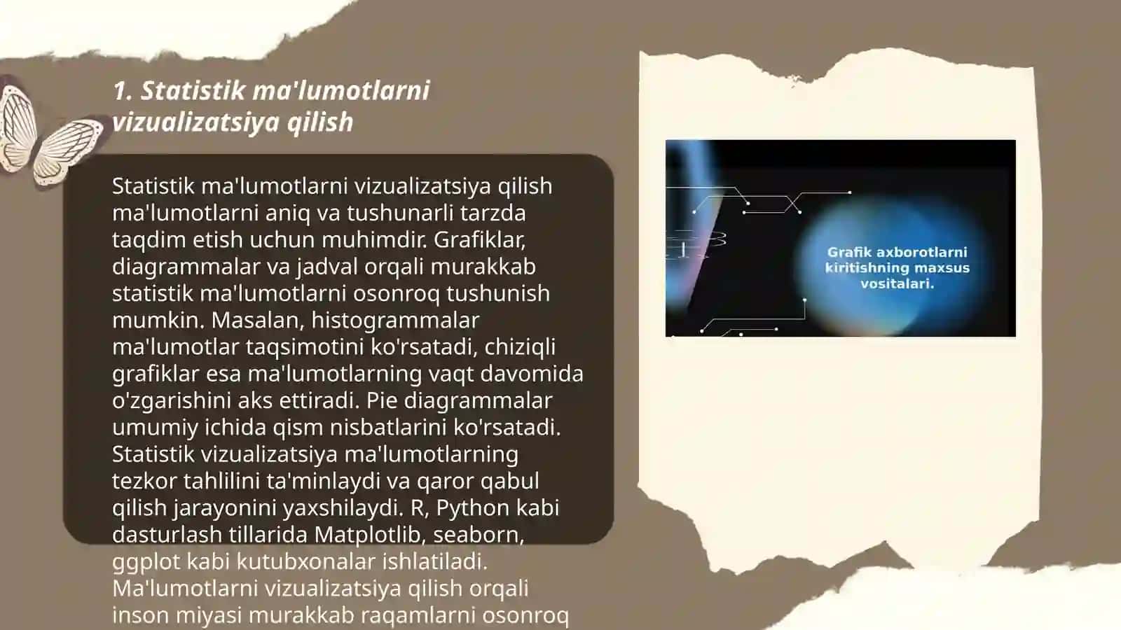 Matinli va grafik axborotlarni kodlash 3