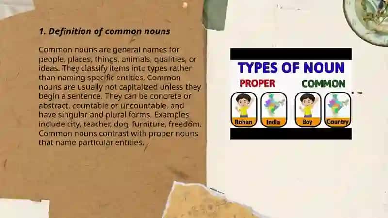 Proper and common nouns 3