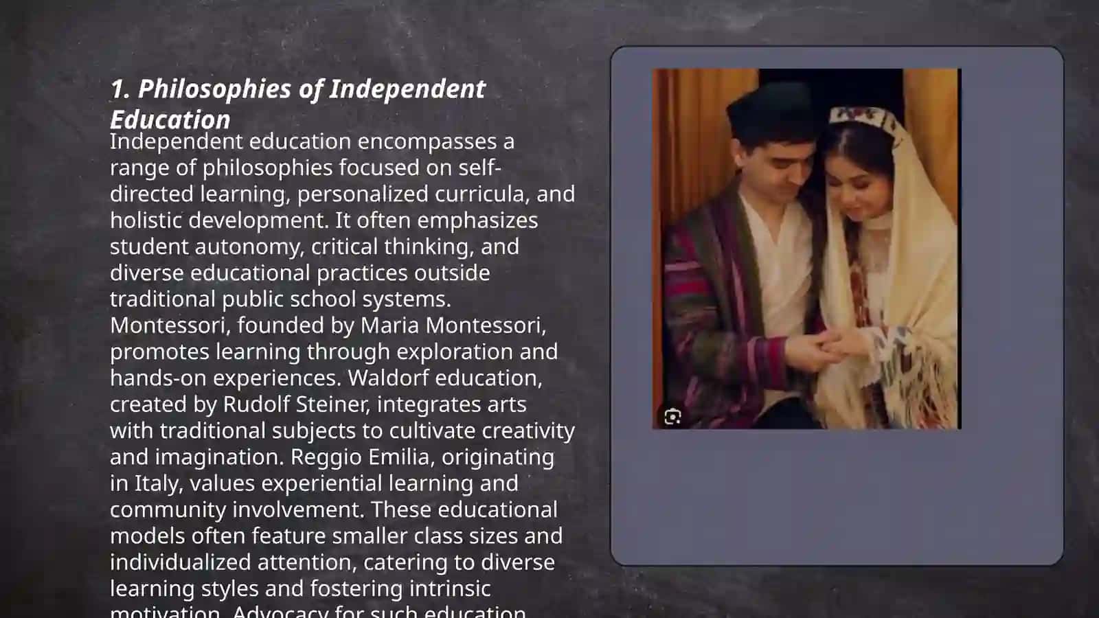 Independent education 3