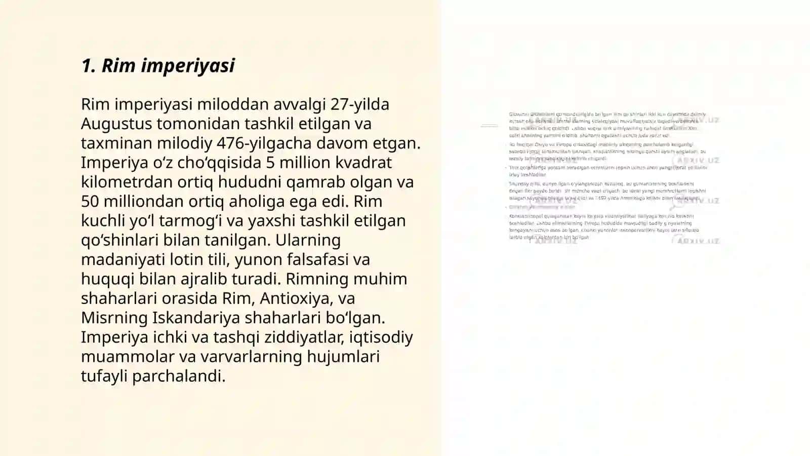 Qadimgi va oʻrta asrlarda Yevropa sivilizatsiyasi 3