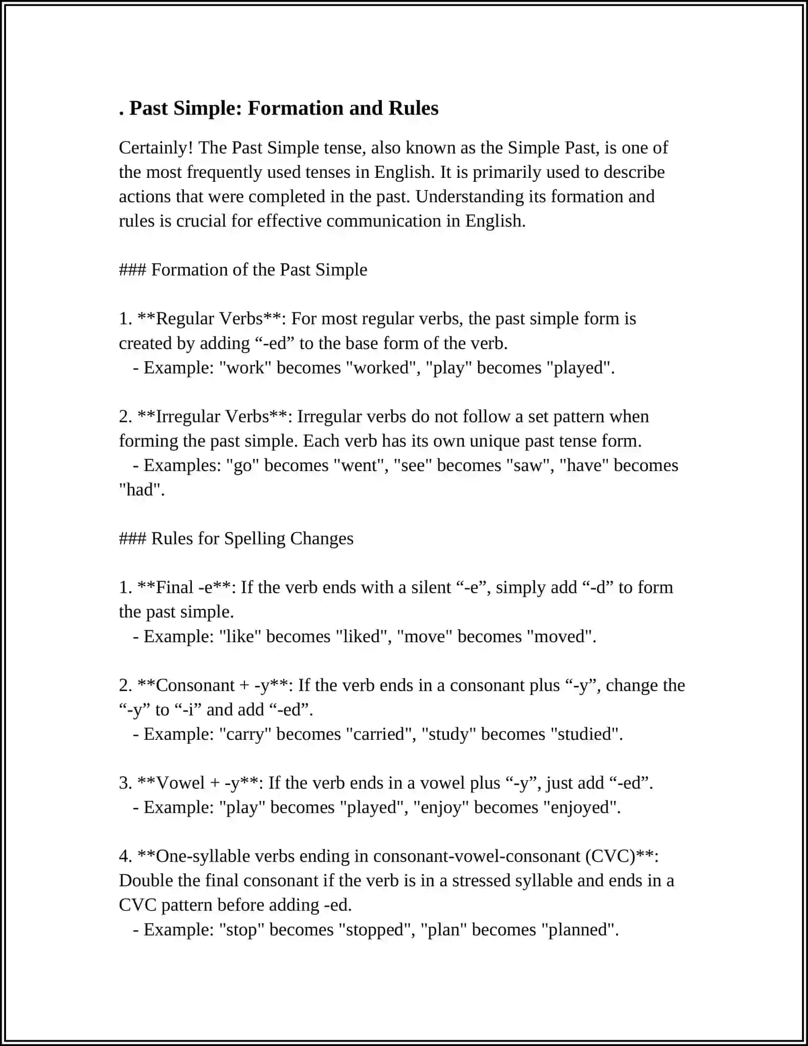 PAST SIMPLE AND PAST CONTINUOUS 3