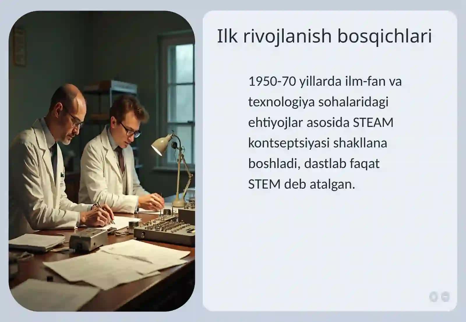 Xorijiy davlatlarda STEAM ta'lim texnologiyasini rivojlanish tarixi 3