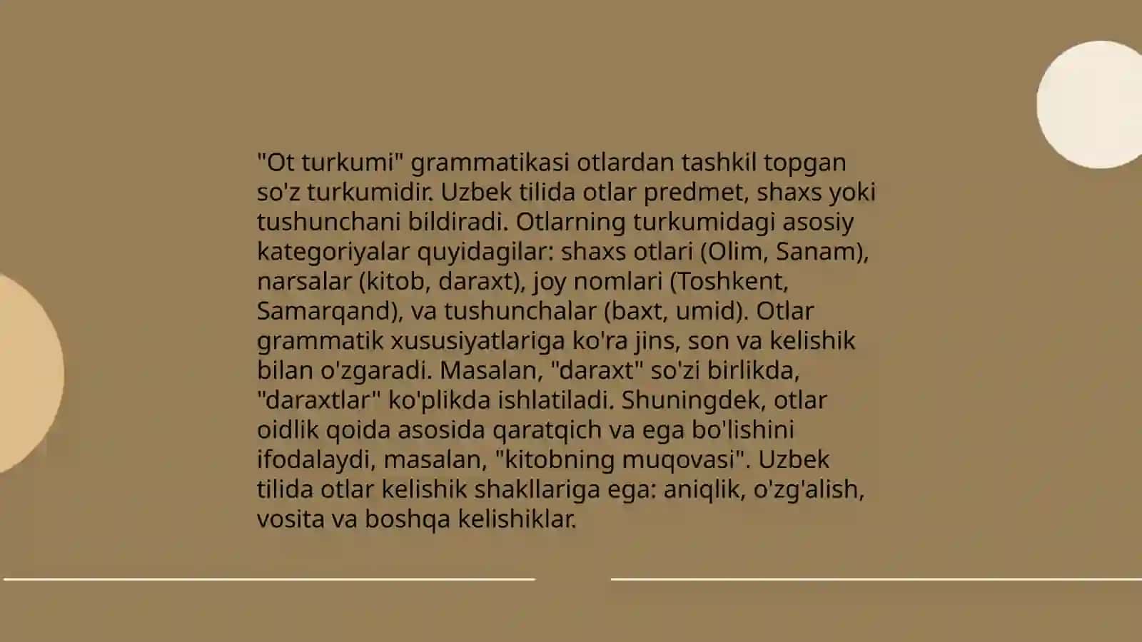 Ot turkumi 3