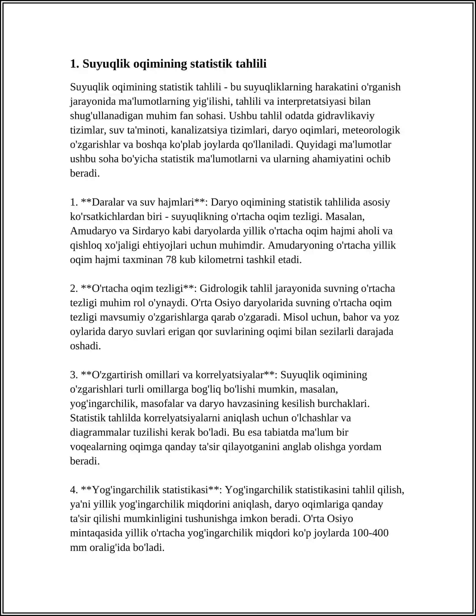 SUYUQ GELIYNING STATISTIK NAZARIYASI 3