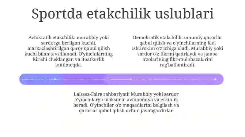 Sport Komandalarida Liderlik Masalasi 3