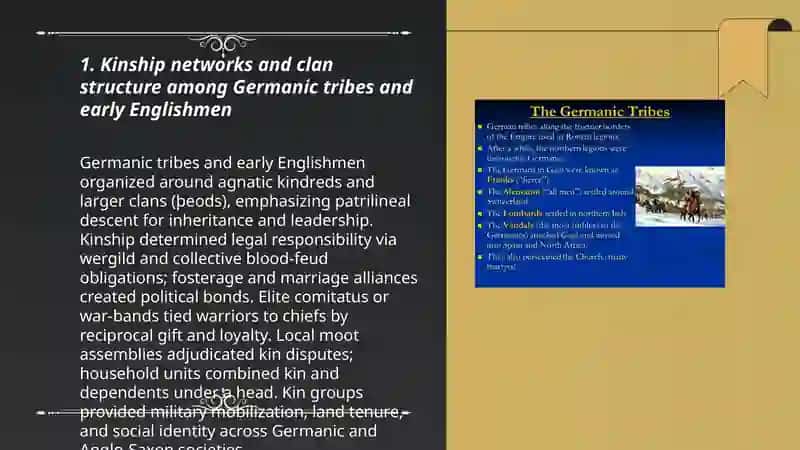 German tribes and the Englishmen 3