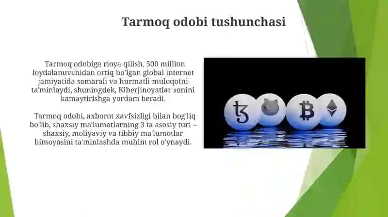 Tarmoq odob axloqi(infoetika) 3