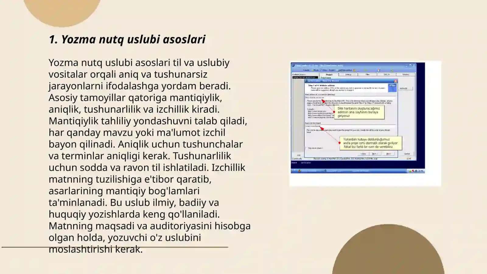 Yozma nutq uslubi asoslari 3