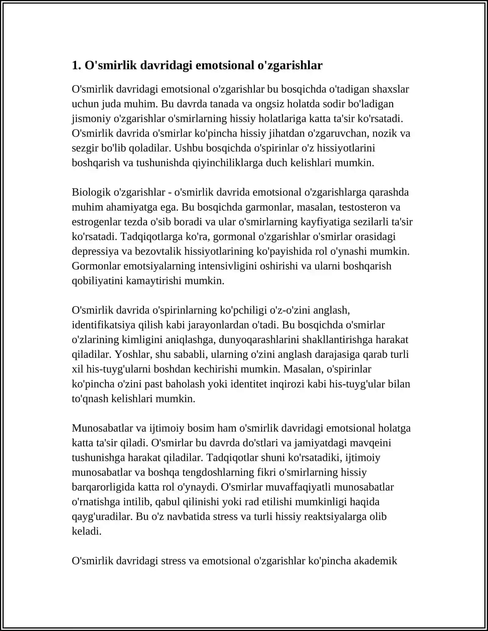 OʼSMIR QIZLAR PSIXOLOGIYASI 3