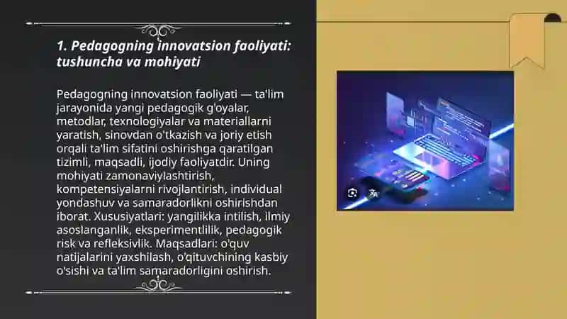 Pedagogning innovatsion faoliyati 3