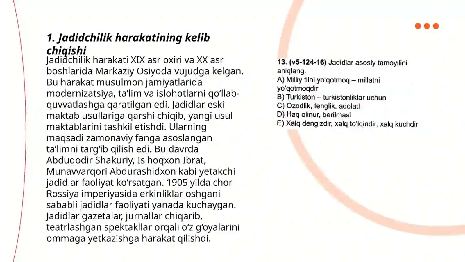 Jadidlar harakati va madaniy meros 3