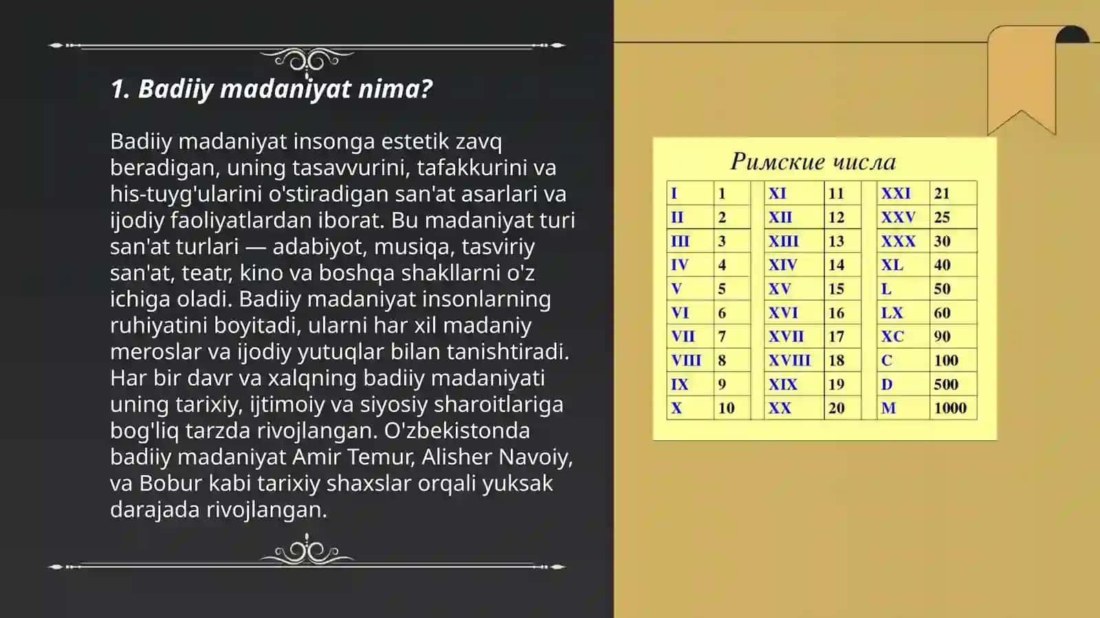 Badiiy Madaniyatning Roliga Doir Masalalar 3