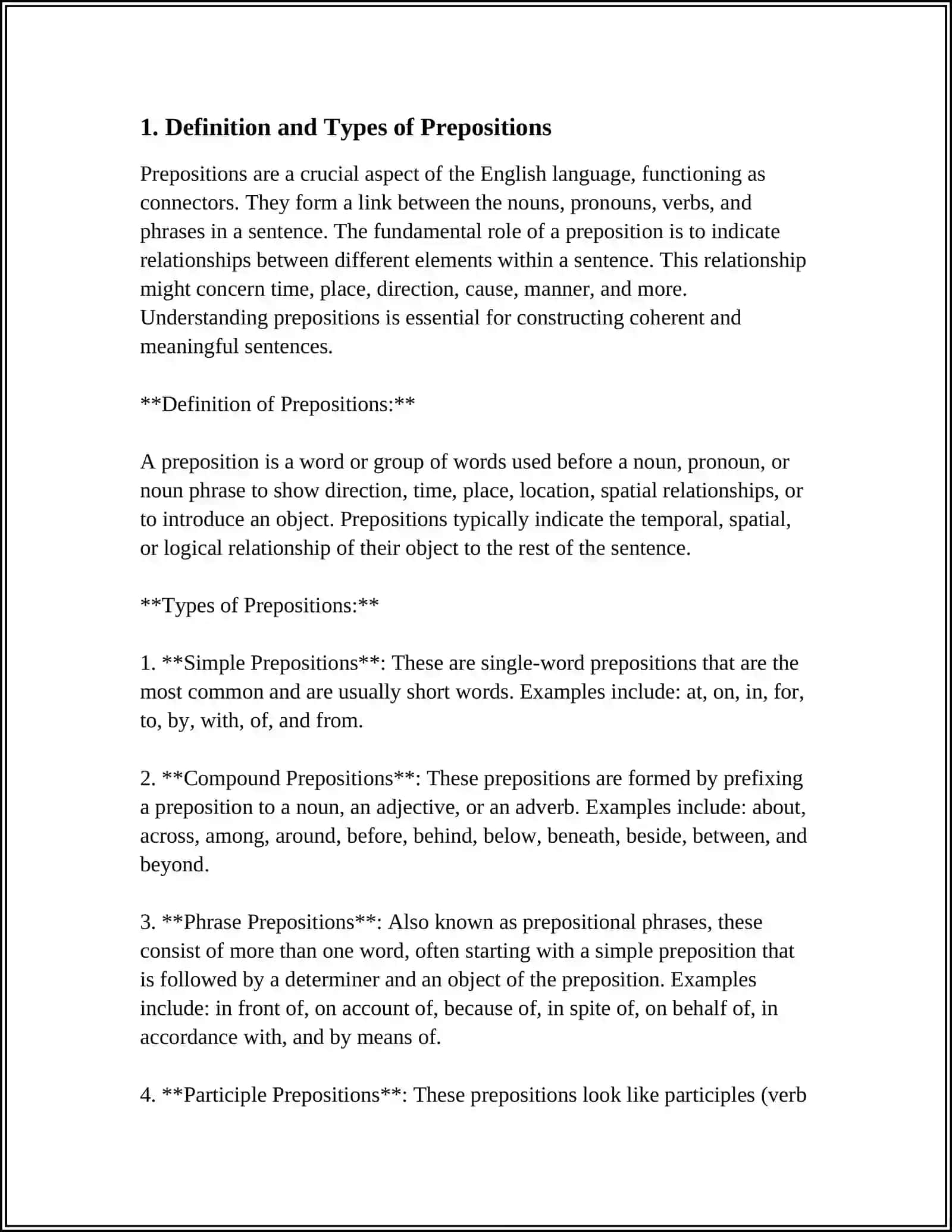 PREPOSITION HAQIDA INGLIZ TILIDA MUSTAQIL ISH 3