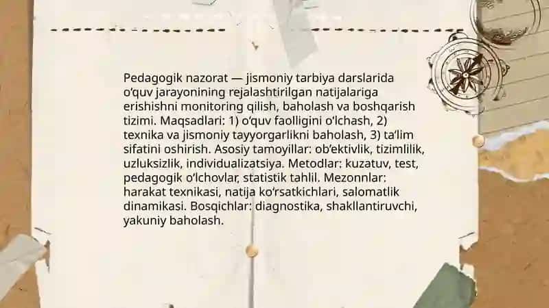 Jismoniy tarbiya darslarida pedagogik nazorat 3