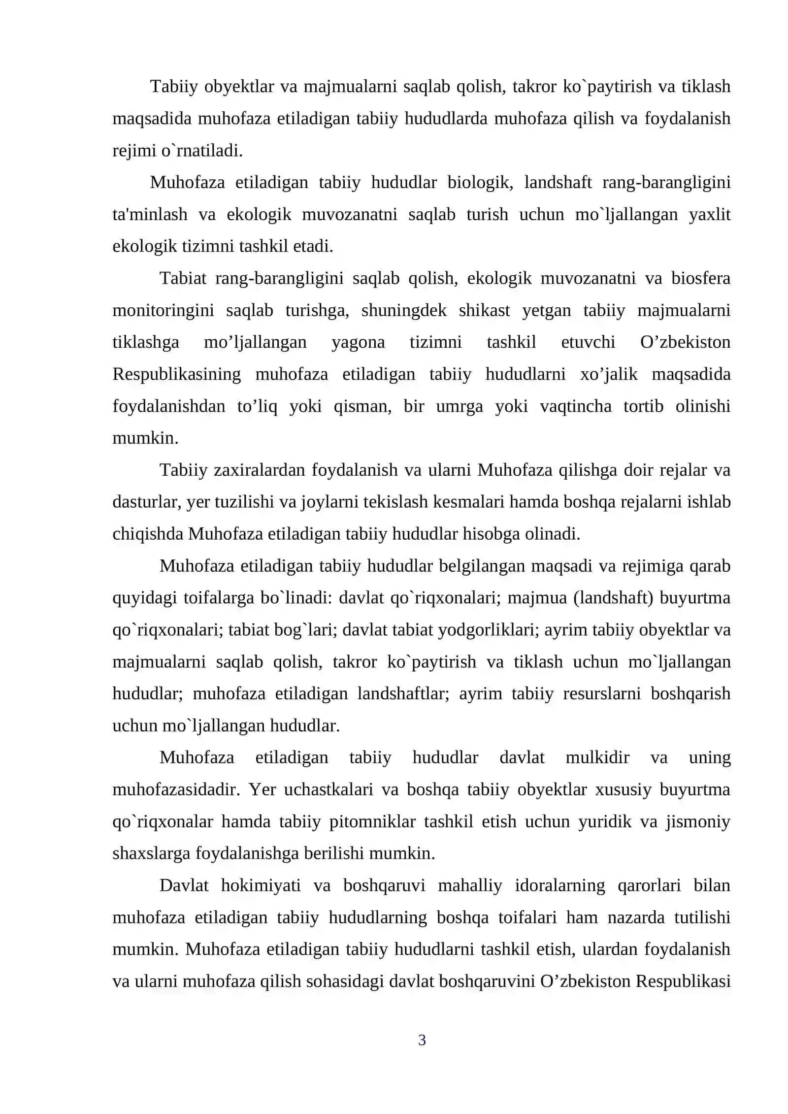 Muhofaza etiladigan tabiiy hududlarni boshqarish 3