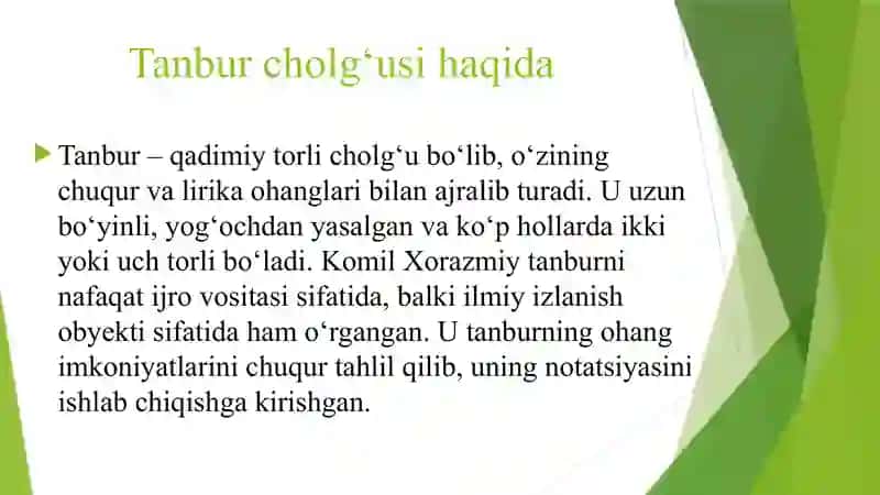 Komil Xorazmiy Tanbur Notatsiyasi 3