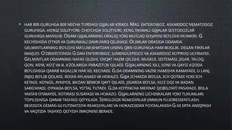 Gelmintozlar profilaktikasi 3