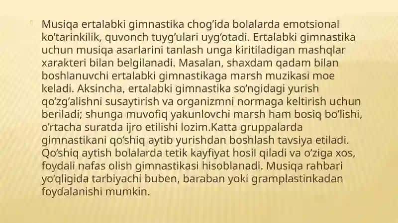 Ertalabkigimnastikani musiqa ostidao’tish 3