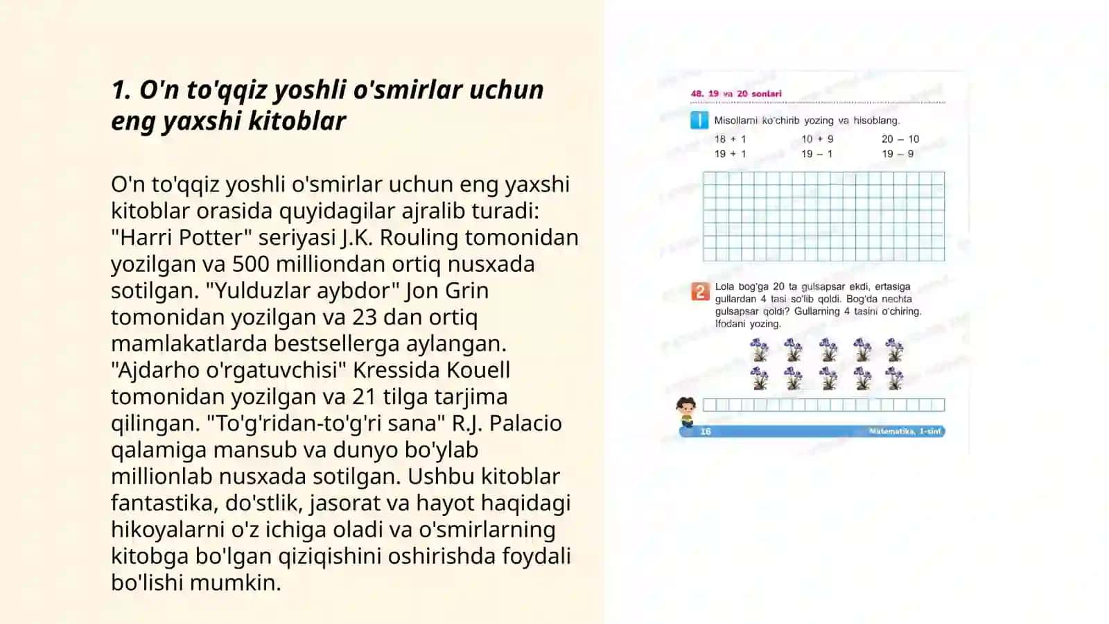 O'n to'qqiz yoshli o'smirlar uchun eng yaxshi kitoblar 3