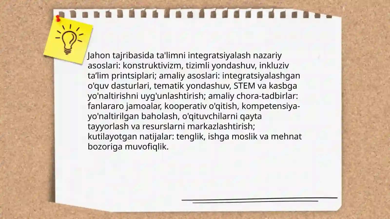 Jahon tajribasida ta'limni integratsiyalashning nazariy va amaliy asoslari 3