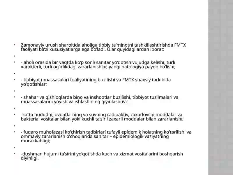 Fuqarolik muhofazasi tibbiyoti vazifasi tashkiliy tamoyillari 3