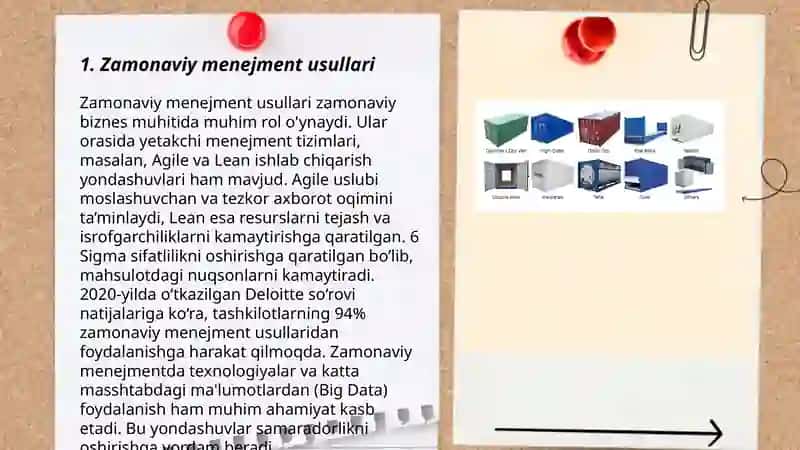 Hozirgi zamon boshqaruv turlari va tarkibiy qismlari 3