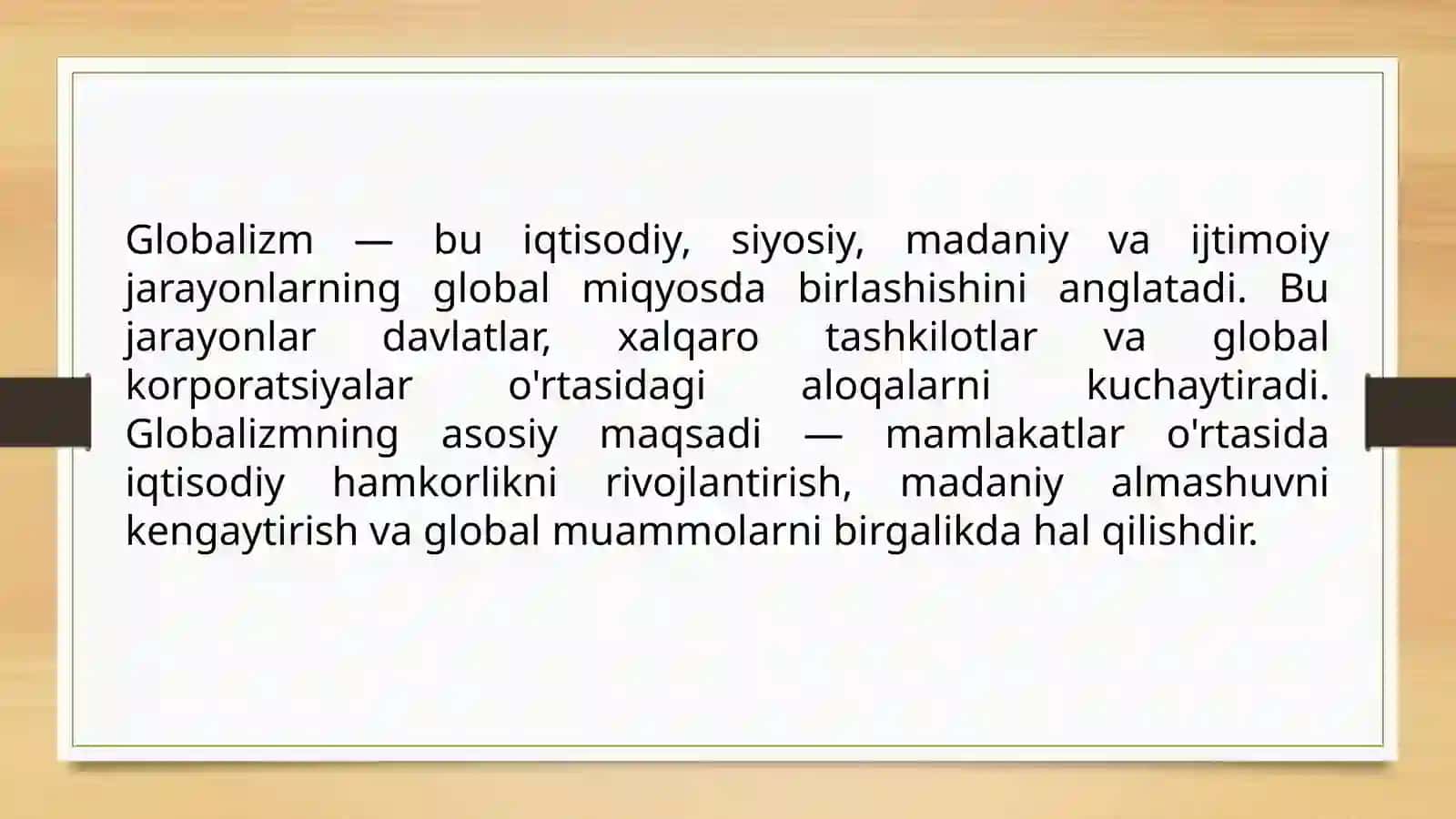 XXl asrda global etosfera(axloqiy muhit)ni yaratishning zaruriyati 3
