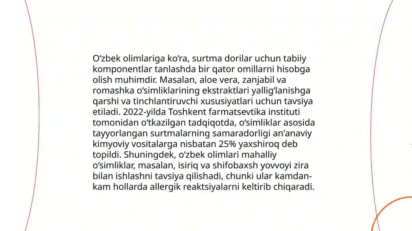 Surtma dorilarni tayyorlashda o'zbek olimlarining taklif etgan asoslari haqida axboroq 3